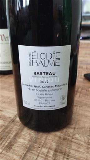 Rhônedalen Rasteau Domaine Elodie Balme 2022