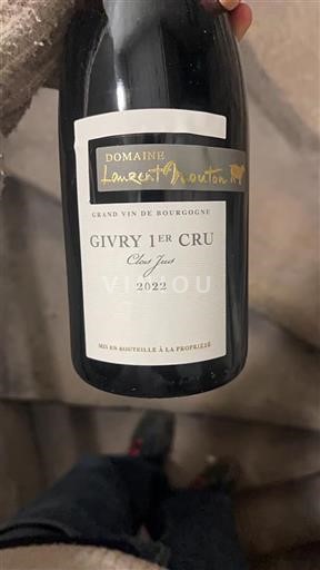 Borgoña No especificado Domaine Laurent Mouton Clos Jus 2022