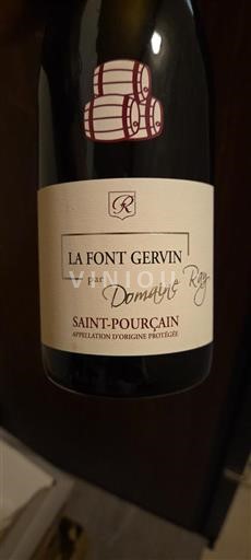 Vallée de la Loire Saint-Pourçain Domaine Ray La Font Gervin 2022