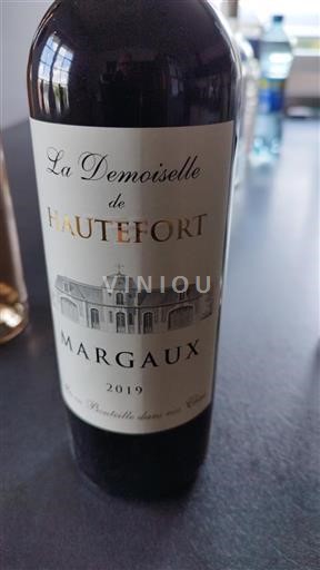 Bordeaux Margaux Hautefort La Demoiselle 2019
