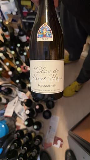 Vale do Loire Savennières Domaine des Baumard Clos de Saint Yves 2020