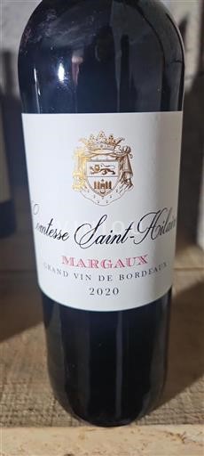 Bordeaux Margaux Comtesse Saint-Hilaire 2020
