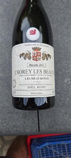 Bourgogne Chorey-lès-beaune Joël Remy Les Beaumonts 2011