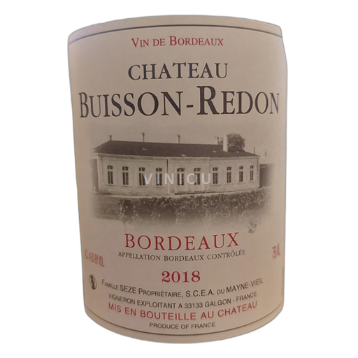Bordeaux Château Buisson-Redon 2018