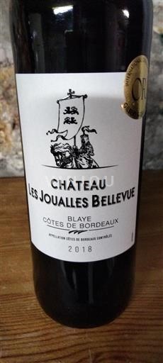 Bordeaux Blaye-Côtes-de-Bordeaux Château Les Joualles Bellevue 2018