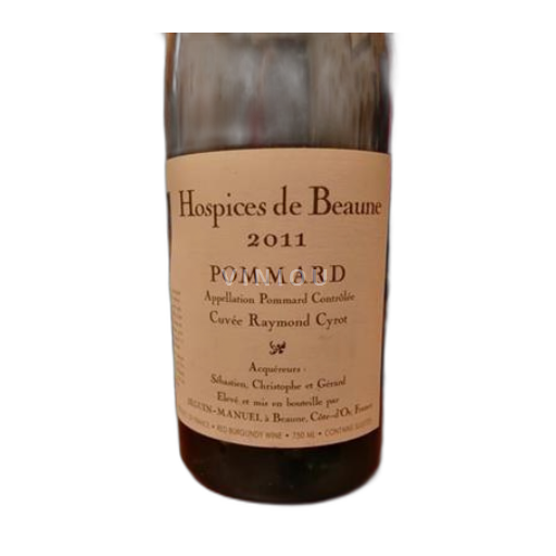 Burgundy Pommard Hospices de Beaune Raymond Cyrot 2011