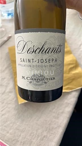 Rhônevallei Saint-Joseph M. Chapoutier Deschants Niet-geïntegreerd