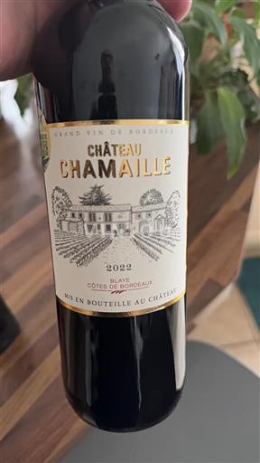 Bordeaux Blaye-Côtes-de-Bordeaux Château Chamaille 2022