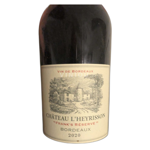 Bordeaux Château L'heyrisson Frank's reserve 2020