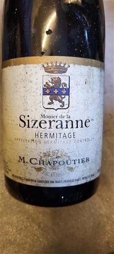 Rhônen laakso Hermitage M. Chapoutier Monier de la Sizeranne 2009