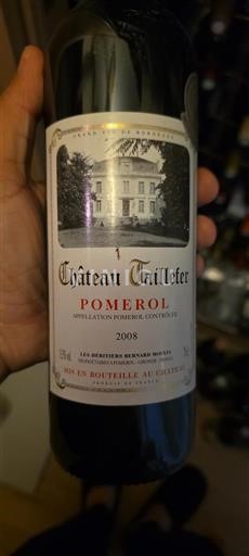 Bordeaux Pomerol Château Taillefer 2008