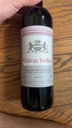 Bordeaux Lalande-de-Pomerol Château Yveline 2014