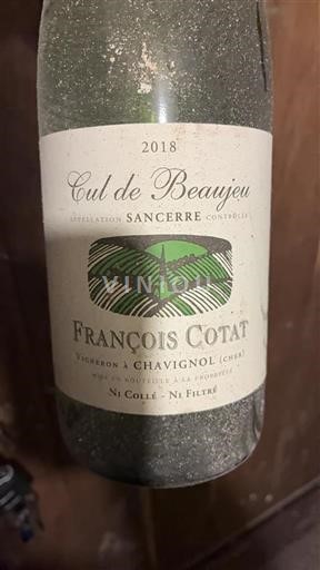 Vallée de la Loire Sancerre François Cotat Cul de Beaujeu 2018