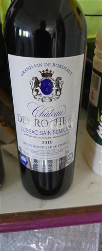 Bordeaux Lussac-saint-émilion Château des Rochers 2018