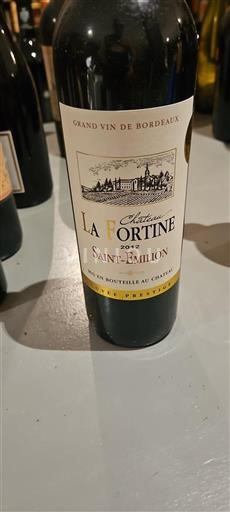Bordeaux Saint-Émilion Château La Fortine Prestige 2012