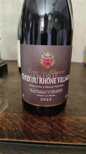 Vallée du Rhône Côtes-du-rhône-villages Croix des Alliances 2023