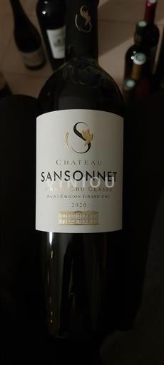 Bordeaux Saint-Émilion Grand Cru Château Sansonnet 2020
