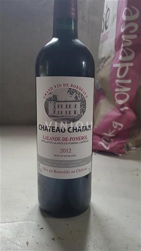 Bordeaux Lalande-de-pomerol Château Chatain 2012