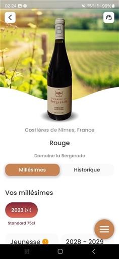 Rhône Valley Costières de Nîmes Domaine La Bergerade 2023