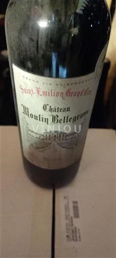 Burdeos Saint-Émilion Gran Cru Château Moulin Bellegrave 2014