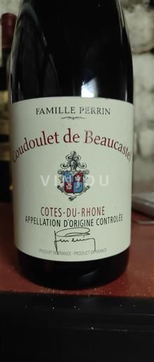 Rhônen laakso Côtes-du-rhône Famille Perrin Coudoulet de Beaucastel 2020