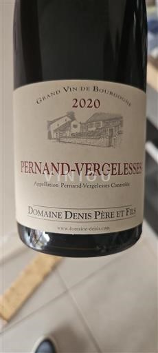 Bourgogne Pernand-vergelesses Domaine Denis Père et Fils 2020