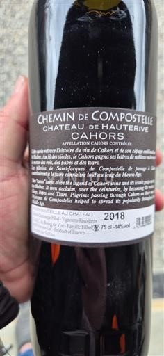 Sydvestfrankrig Cahors Chateau de Hauterive Chemin de Compostelle 2018