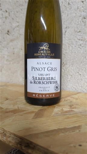 Alsace Pinot grigio Cave de Ribeauvillé Réserve 2022