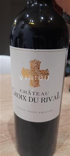Bordeaux Lussac-saint-émilion Château Croix du Rival Non Millésimé