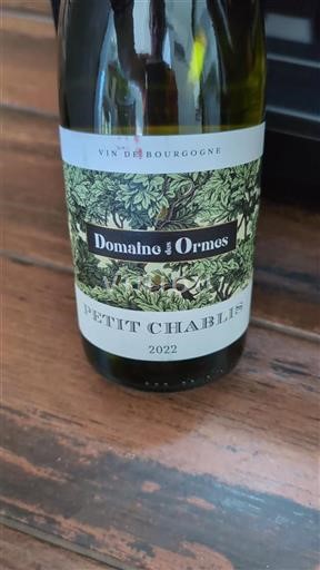 Bourgogne Petit-chablis Domaine des Ormes 2022