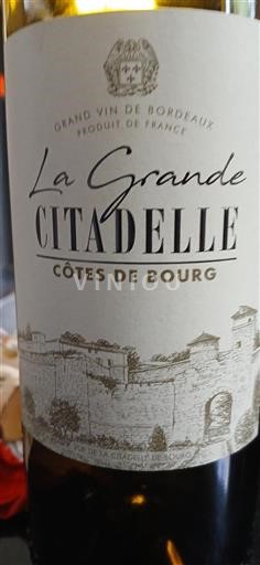 Bordeaux Côtes-de-bourg La Grande Citadelle Non-Vintage
