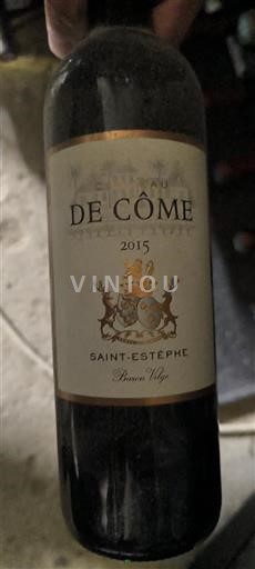 Burdeos Saint-Estèphe Château de Côme 2015