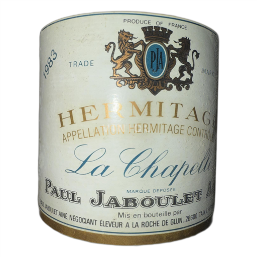 Vallée du Rhône Hermitage Paul Jaboulet Aîné La Chapelle 1983