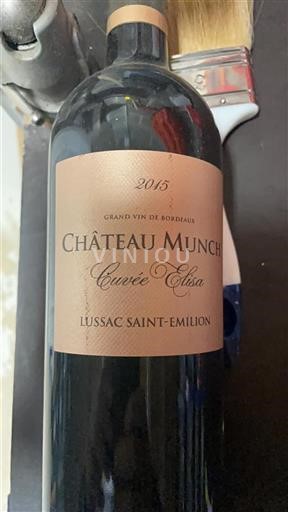 Burdeos Lussac-Saint-Émilion Château Munch Elisa 2015