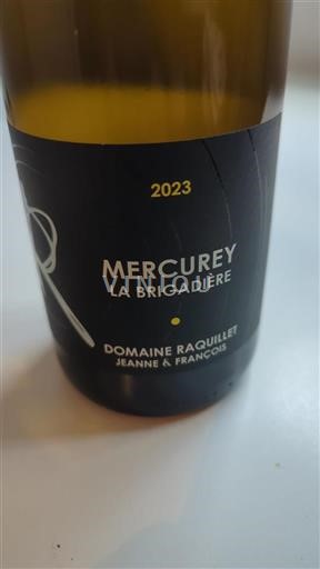 Burgund Mercurey Domaine Raquillet La Brigadière 2023