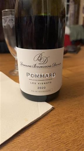 Burgundy Pommard Domaine Bourgogne-Devaux Les Vignots 2020