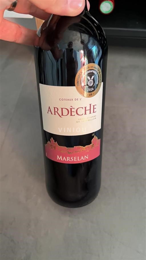 Alpen und Rhônetal Coteaux der Ardèche Marselan Ohne Jahrgang