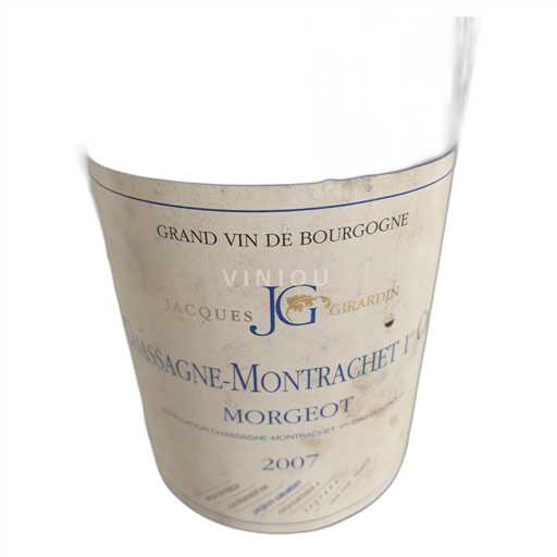 Burgundy Chassagne-Montrachet Jacques Géréardoin Morgeot 2007