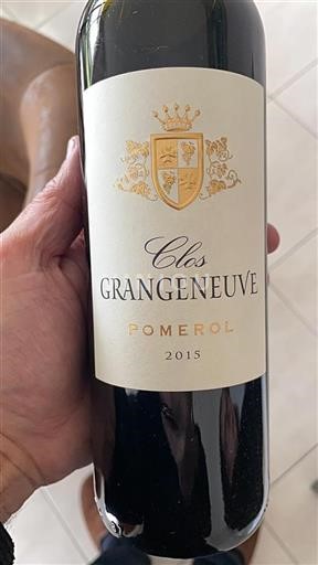 Bordeaux Pomerol Clos Grangeneuve 2015