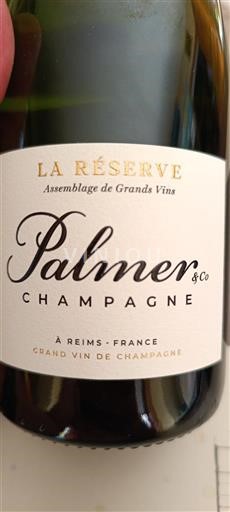 Vin Effervescent Rouge brut La Réserve Palmer & Co Non millésimé France Champagne