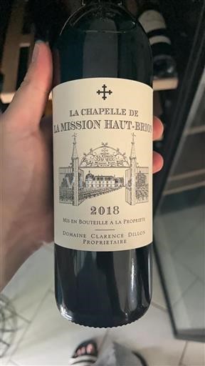 Bordeaux Pessac-Léognan La Mission Haut-Brion La Chapelle de La Mission Haut-Brion 2018