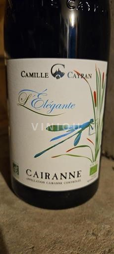 Valle del Rodano Cairanne Camille Cayran L'Élégante 2021