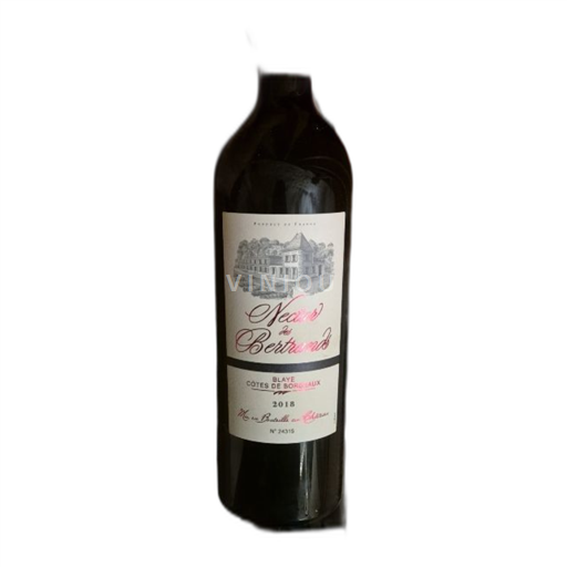 Bordeaux Blaye Côtes de Bordeaux Nectar des Bertrands 2018