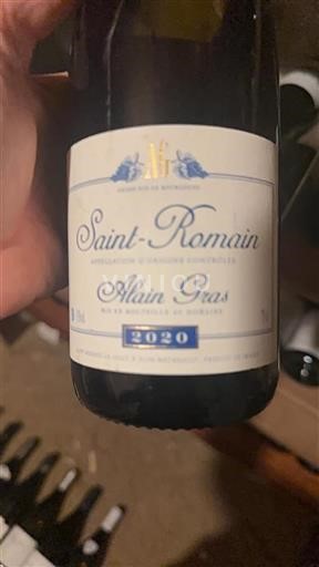 Burgundsko Saint-Romain Alain Gras 2020