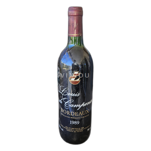 Bordeaux Louis de Camponac 1989