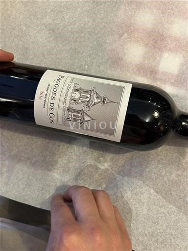 Bordeaux Saint-Estèphe Pagodes de Cos 2016