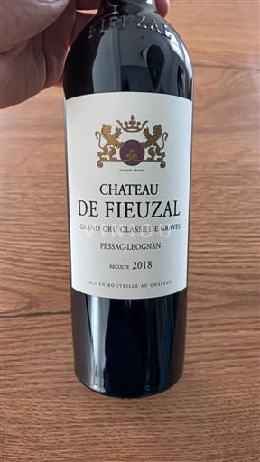 Bordeaux Pessac-Léognan Château de Fieuzal 2018