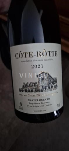 Vale do Ródano Côte-rôtie Xavier Gerard 2021