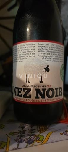 Valais Domaines Rouvinez Nez Noir 2021