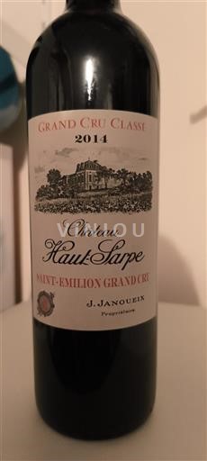 Bordeaux Saint-Émilion Grand Cru Château Haut-Sarpe 2014